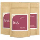 Baobab bio en poudre, 100 g, paquet de 3 